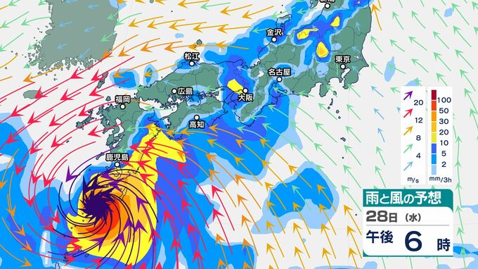 関東甲信は28日夜の始め頃にかけ「雷を伴った激しい雨」　「警報級の大雨」となる地域が拡大する可能性　西日本から東日本では台風10号の影響で30日以降も「大雨」|TBS NEWS DIG
