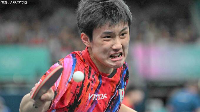 卓球男子団体、初戦突破で8強入り！張本智和「本当に一致団結できるチーム」篠塚2勝で堂々デビュー【パリ五輪】|TBS NEWS DIG