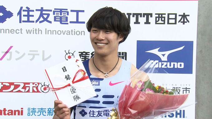 男子100mは坂井隆一郎が10秒12で制す 予選で10秒03の桐生祥秀は10秒26で2位【陸上・木南記念】|TBS NEWS DIG