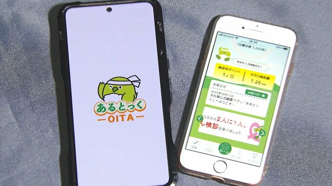 健康寿命日本一奪還へ　歩数アプリ『あるとっく』が新機能で健康生活サポート　大分　|　大分のニュース｜OBS NEWS｜大分放送