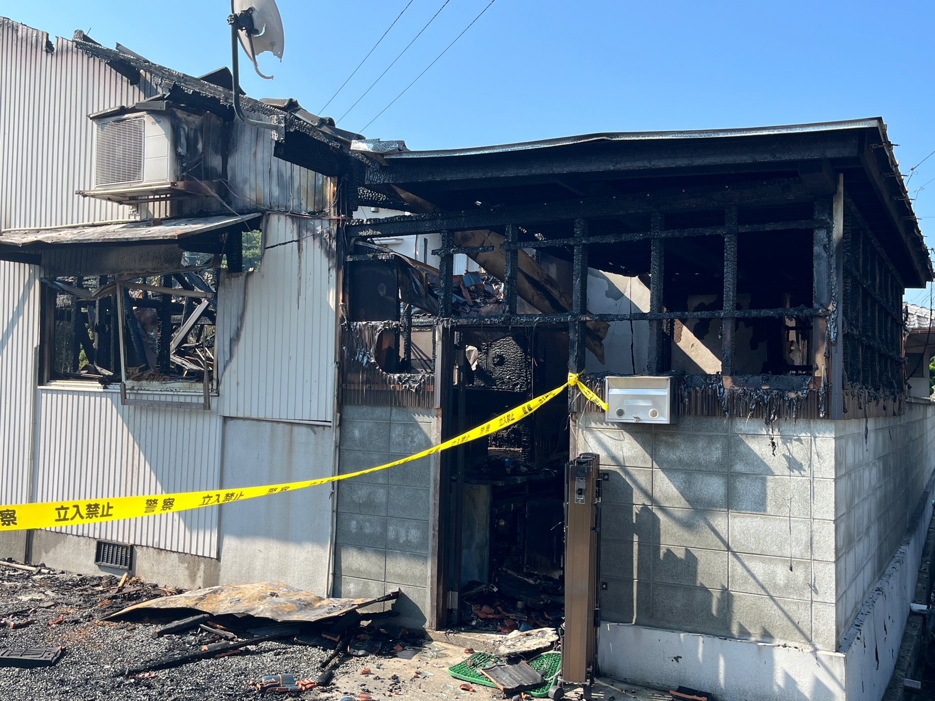 広島県尾道市の向島で火事 全焼した住宅に住む女性と連絡取れず 火災
