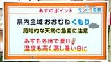 高知の天気 14日は全域でおおむね曇り 蒸し暑い一日に 東杜和気象予報士が解説 | 高知のニュース・天気|KUTV NEWS | KUTVテレビ高知