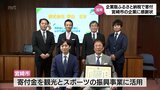 企業版ふるさと納税制度を活用し1000万円を寄付 宮崎市の企業が市の観光・スポーツ振興事業へ | MRTニュース | MRT宮崎放送
