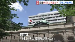 政策金利が17年ぶりに0.5％に引き上げられる見通し　日本銀行が追加の利上げを決め、結果を公表することが確実視| TBS CROSS DIG with Bloomberg