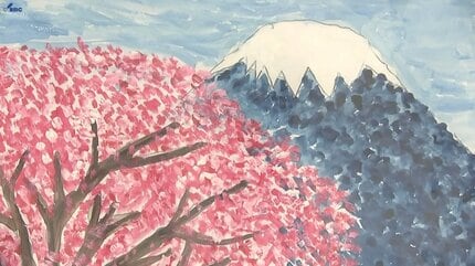 石割桜や小岩井農場そして高松の池など舞台に小学生が描く 「桜の札所