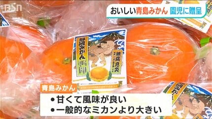 ビタミンCをとって風邪ひかないように」JA静岡経済連が幼稚園児に