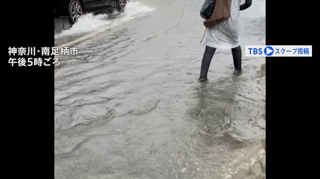 神奈川県西部でゲリラ豪雨が発生 南足柄市内の建物で複数の浸水被害|TBS NEWS DIG