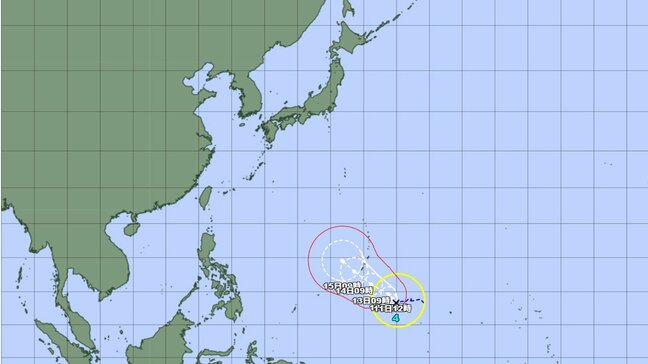 【台風情報】台風4号（シンラコウ）のこのあとの勢力と進路を詳しく　今後は "非常に強い" 台風に発達か　最大瞬間風速は？ 今後の全国の天気を画像で　気象庁　|TBS NEWS DIG