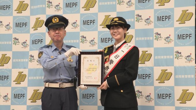 交通安全は「速度抑止」　スピードスケート吉田雪乃選手が一日警察署長　出身地の盛岡市で交通事故防止呼びかけ|TBS NEWS DIG