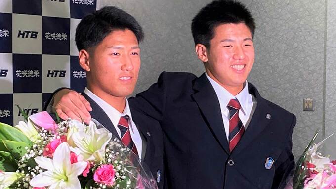 「何度もダメかと思った」待ち続けて2時間半、花咲徳栄高校・上原堆我はオリックス育成3位 ！ 目標は「200勝」【ドラフト会議】|TBS NEWS DIG