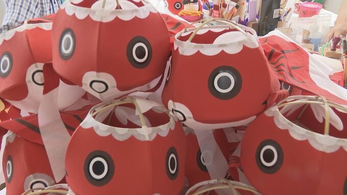 まん丸の瞳におちょぼ口 ホッとする可愛さ「柳井金魚ちょうちん」作り最盛期　山口|TBS NEWS DIG