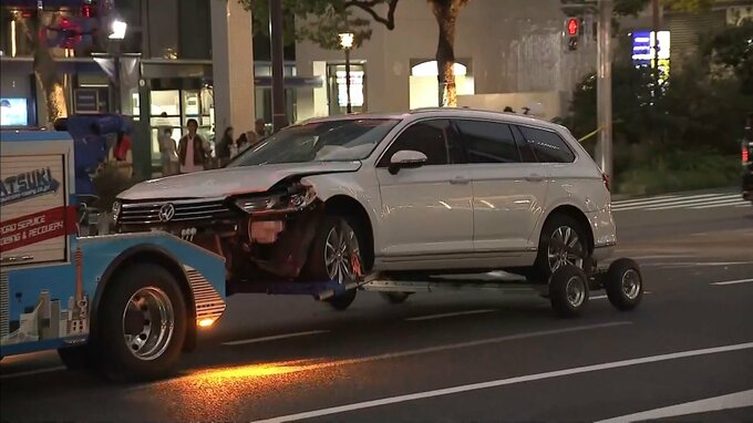 神戸・三宮の交差点で車が歩行者など次々はね…21歳女性が死亡　運転していた50代男性が重傷　赤信号のまま進入　ほか3人軽傷　　|　MBSニュース | 関西の最新ニュースを分かりやすく。