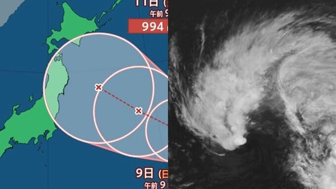 【ダブル台風】大型の台風15号は「お盆」に直撃？　列島接近か…　一直線に北海道・東北へ？　一方で大型で強い勢力の台風13号は沖縄・奄美に最接近へ　直撃の恐れも…　予想進路図／雨風シミュレーション|TBS NEWS DIG
