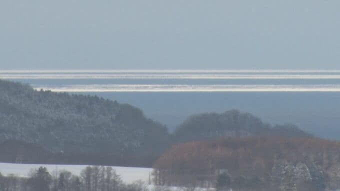 北海道網走市で「流氷初日」　平年と同日　網走地方気象台の観測が2025年に終了し、今シーズンから網走市が観測を継続|TBS NEWS DIG