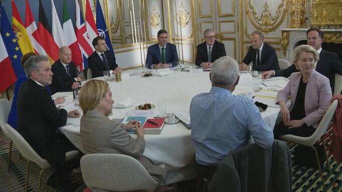 ヨーロッパ首脳らが緊急会合　ウクライナ戦闘終結への関与協議|TBS NEWS DIG