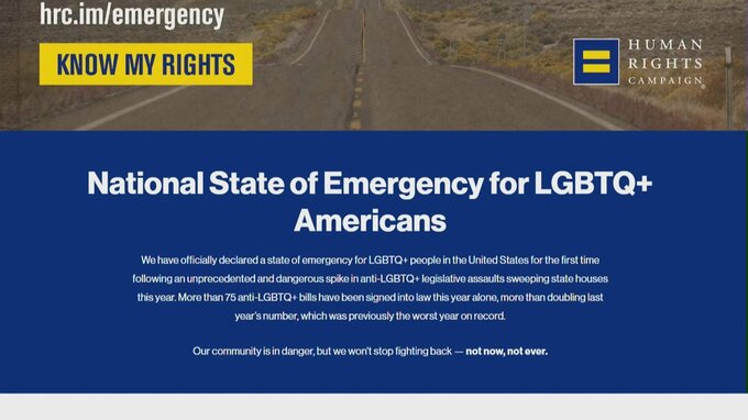 全米最大のLGBTQ人権団体　初の「非常事態宣言」|TBS NEWS DIG