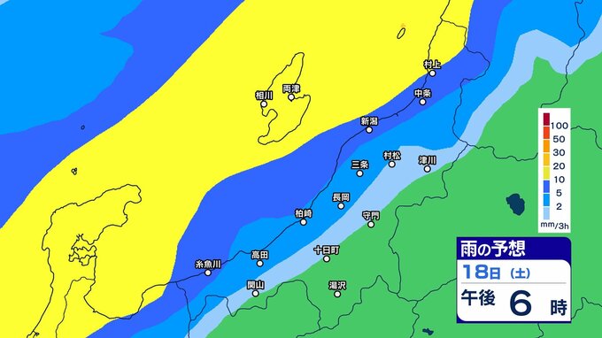 【大雨情報】雷を伴った“バケツをひっくり返したような”激しい雨か　新潟県内はきょう18日夕方から土砂災害などに注意・警戒を【今後の雨のシミュレーション・18日正午更新】　|　新潟のニュース・天気｜BSN NEWS｜BSN新潟放送