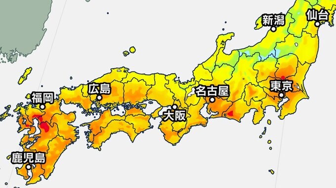 【高温注意】24日頃まで北日本、東日本、近畿地方、中国地方、四国地方、九州北部地方の気温が高く、九州南部と沖縄は26日頃からかなり高くなるおそれ 熱中症対策を　|　愛媛のニュース - Nスタえひめ｜あいテレビは6チャンネル