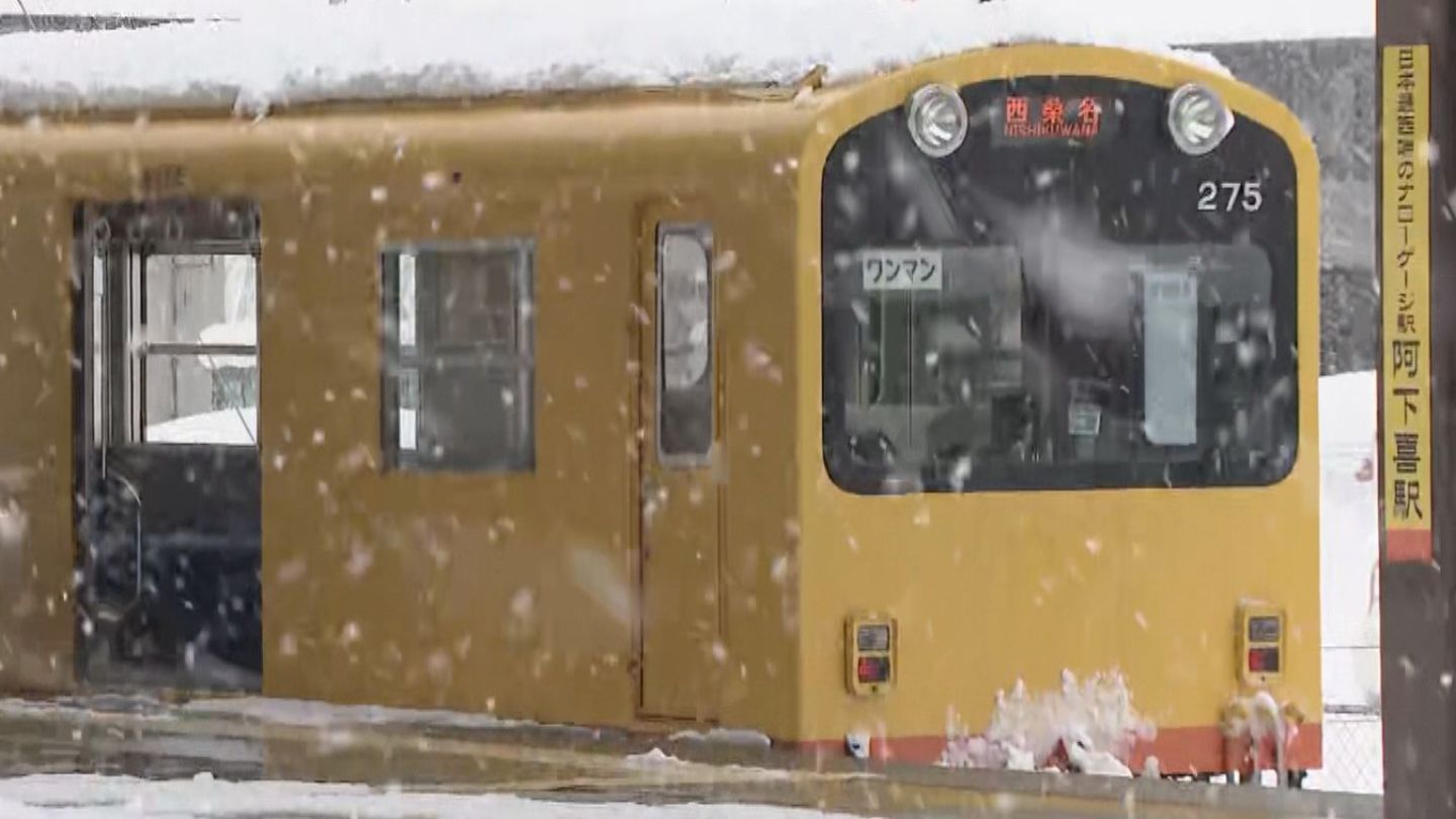 【交通情報】雪で運転を見合わせていた三岐鉄道・北勢線が運転再開