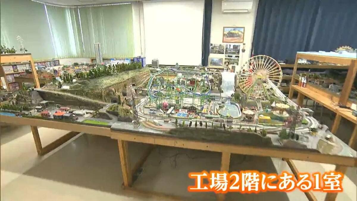 自閉症の男性が「Nゲージ」巨大ジオラマを作成「150分の1の緻密で精巧
