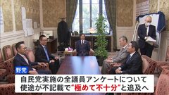 「政治とカネ」めぐり予算委員会で集中審議　野党は自民党のアンケート不十分と追及の構え| TBS CROSS DIG with Bloomberg