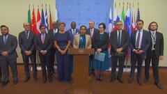 ガザの飢饉受け　米以外の14理事国で共同声明　国連安保理| TBS CROSS DIG with Bloomberg