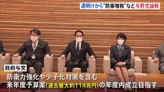 23日から通常国会　“防衛増税”や“異次元の少子化対策”めぐり論戦| TBS CROSS DIG with Bloomberg
