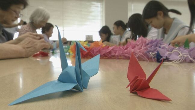 “平和の象徴”折り鶴…70年前に名古屋の女子高校生が広島に贈った千羽鶴がその始まりだった 原爆で亡くなった少女への思いをつなぐ【戦後80年】 | 名古屋・愛知・岐阜・三重のニュース【CBC news】 | CBC web