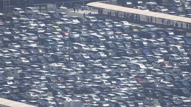 GW終盤 東海3県はどこがにぎわった?空から調査 ナガシマリゾートの駐車場は車がぎっしり… 行楽日和のこどもの日|TBS NEWS DIG