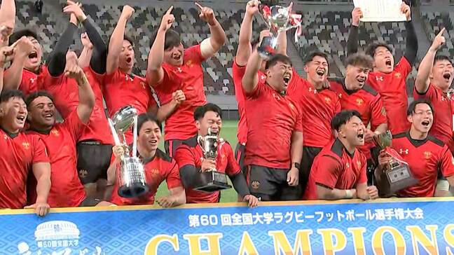 【大学ラグビー】帝京が明治を撃破し3連覇達成、12度目の大学日本一に！対抗戦も全勝、今季無敗のまま完全V|TBS NEWS DIG