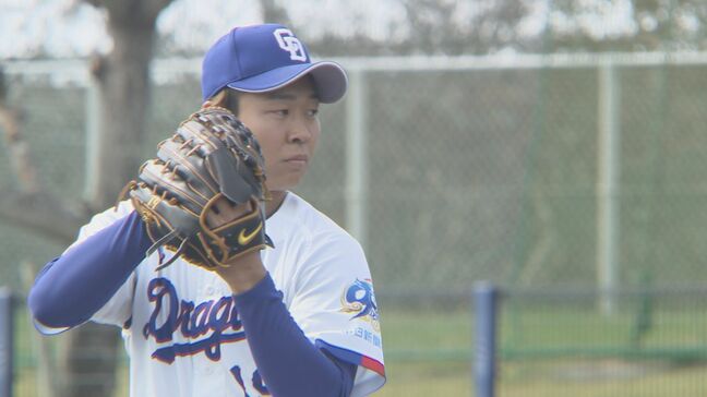 中日ドラゴンズ 髙橋宏斗投手(23) WBC使用ボールで最速154キロ ｢納得の投球｣ 侍ジャパン合宿へ弾み【沖縄キャンプ】|TBS NEWS DIG