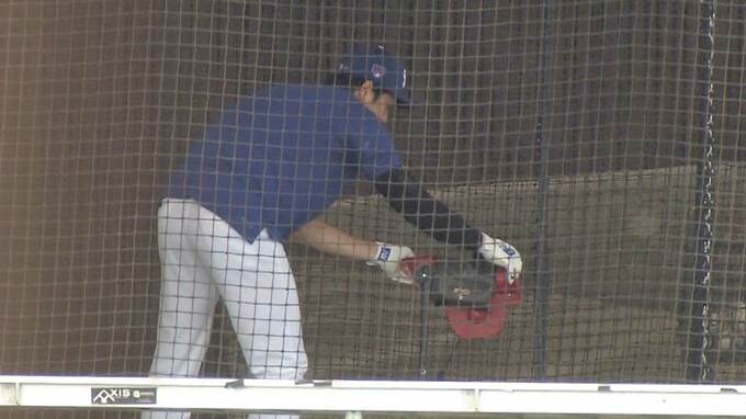 ドジャース大谷翔平 自らマシンを設置し室内打撃で基本動作をチェック、指揮官は「来週の試合でデビュー」大谷＆山本のOP戦出場明言|TBS NEWS DIG