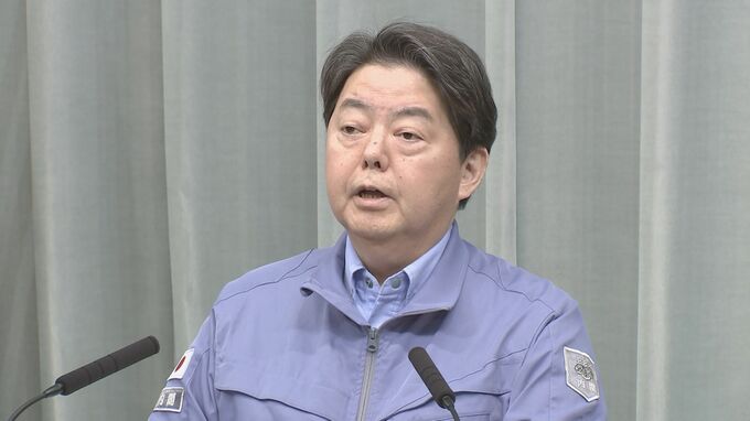 【速報】林官房長官、米英のフーシ派拠点攻撃「決意を支持する」