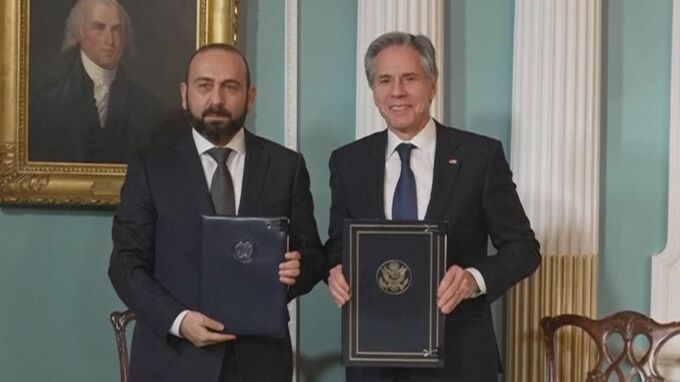 アルメニア　アメリカと「戦略パートナーシップ憲章」 EU加盟目指す法案も決定　“ロシア離れ”加速|TBS NEWS DIG