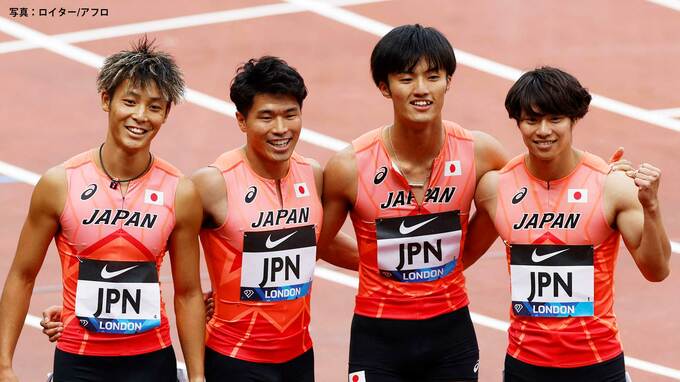 4×100mリレーで日本が37秒80の今季世界最高タイ　世界陸上ブダペスト出場ほぼ確実に【DLロンドン】|TBS NEWS DIG