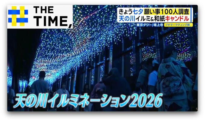 イルミネーションやキャンドルで“幻想的な天の川”…令和の七夕は何を願う？【THE TIME,】|TBS NEWS DIG