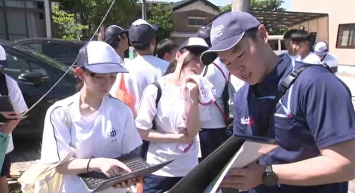 防災倉庫の状況は? ハザードマップは万全? 中学生が災害時の