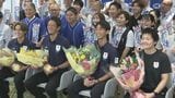 「一戦一戦全力で戦っていくので応援よろしくお願いします」 アジア大会日本代表・男子ホッケーと女子ボクシングの4選手を激励 岐阜・各務原市出身の選手も|TBS NEWS DIG