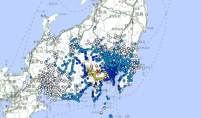 山梨・富士河口湖町で最大震度6弱を観測 津波の心配なし 富山県内でも震度1|TBS NEWS DIG
