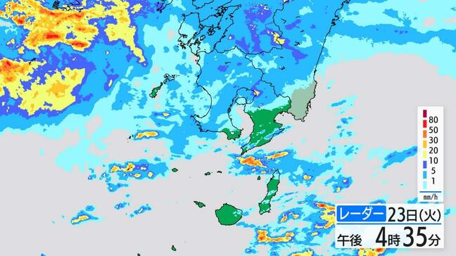 薩摩、大隅地方では24日夕方にかけて警報級の大雨のおそれ　鹿児島|TBS NEWS DIG