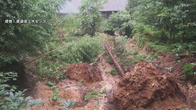 相次ぐのり面崩壊、残る爪痕　南砺市では土砂が流れ込む被害も確認　住民からは心配の声…記録的大雨から1週間　富山|TBS NEWS DIG