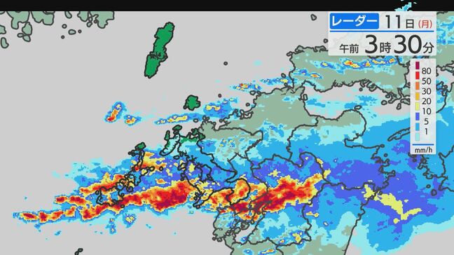 【記録的短時間大雨情報】長崎市と島原市で110ミリの猛烈な雨 線状降水帯発生|TBS NEWS DIG