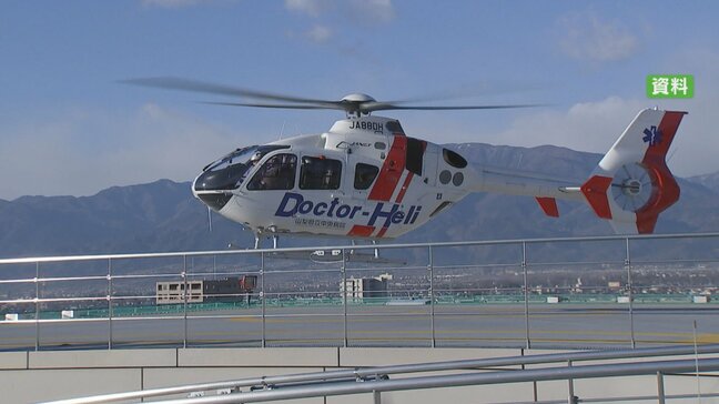 ドクターヘリ 軽症の割合が5ポイントほど減少 「消防などとの連携で、より重い患者に活用」 山梨|TBS NEWS DIG