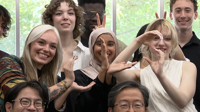 アメリカ国務省から選抜された大学生ら25人が岡山にやってきた　地域の文化や日本語を8週間学ぶ　岡山大学が受け入れ|TBS NEWS DIG