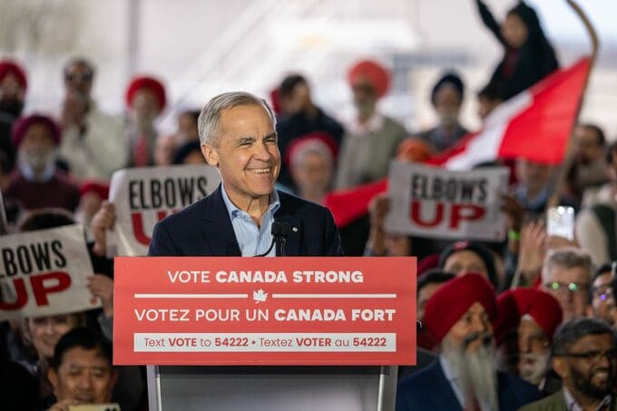 カナダ総選挙は与党の勝利確実－カーニー首相、トランプ氏に対抗へ