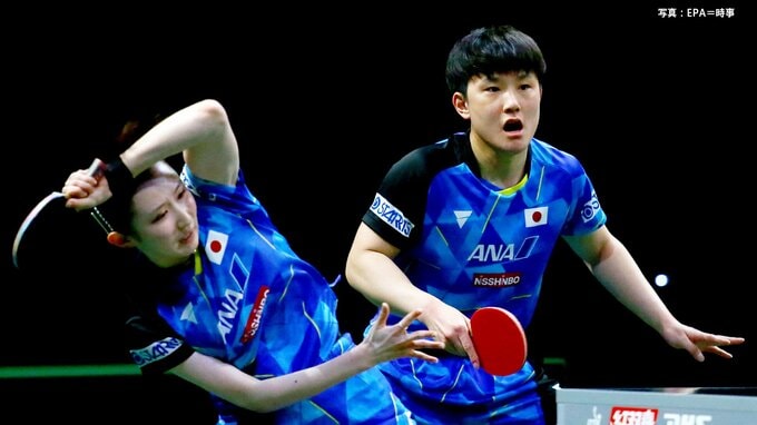 卓球・混合ダブルス張本智和＆早田ひなが逆転負け　2年連続の決勝進出ならず【シンガポール スマッシュ】|TBS NEWS DIG