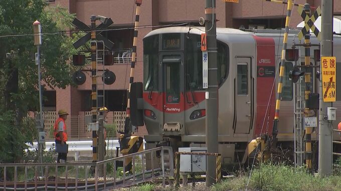 「人と列車の事故」JR呉線で一時運転見合わせ　成人男性を意識不明で搬送も死亡確認　広島　|　RCC NEWS | 広島ニュース | RCC中国放送