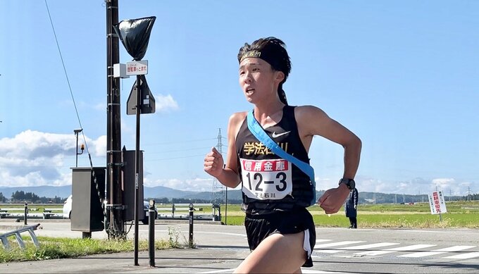 【速報終了】都大路をかけて…男子7区間42.195キロ　学法石川の増子・栗村選手が区間新記録【福島県高校駅伝2025】|TBS NEWS DIG
