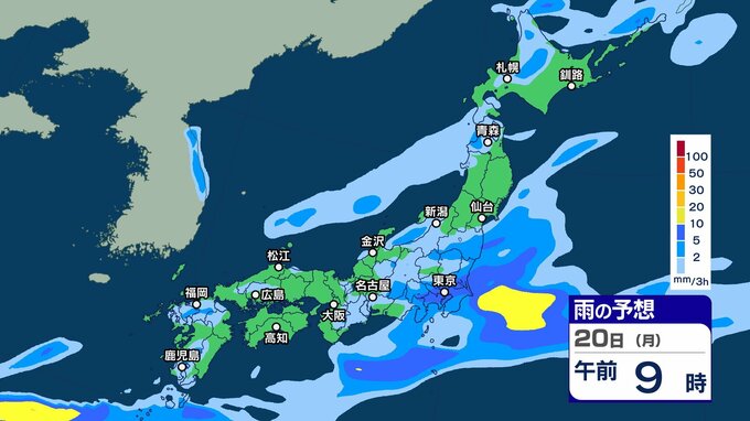 太平洋側に前線停滞で雷を伴った激しい雨が降る所も　今週は気温が下がり秋が深まる？【今週の天気予報・3時間ごとの雨シミュレーション・19日午後9時30分更新】　|　新潟のニュース・天気｜BSN NEWS｜BSN新潟放送