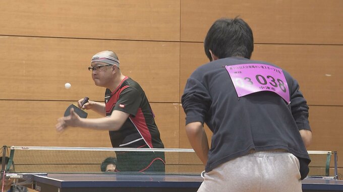 県障がい者スポーツ大会　卓球競技は白熱　大分　|　大分のニュース｜OBS NEWS｜大分放送